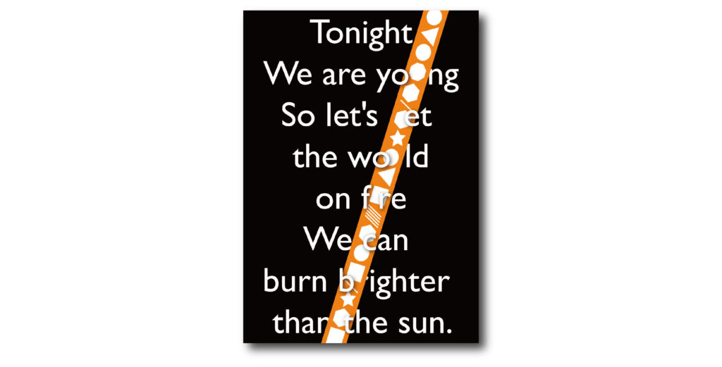 Tonight,We are young